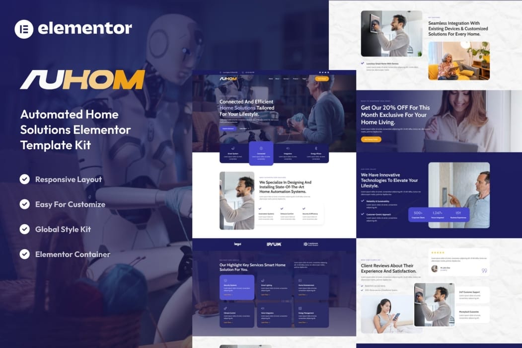 Auhom – Smart Home Automation Elementor Template Kit Auhom – Smart Home Automation Elementor Template Kit