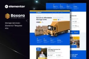 Boxora – Storage Service Elementor Template Kit