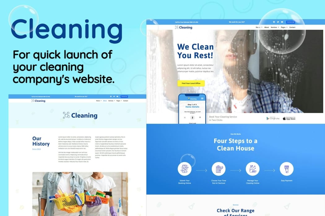 Cleaning – Small Business Template Kit Cleaning – Small Business Template Kit