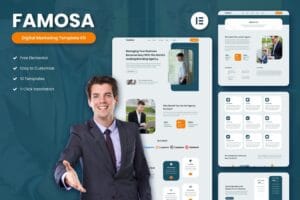 Famosa – Digital Marketing Agency Elementor Template Kit