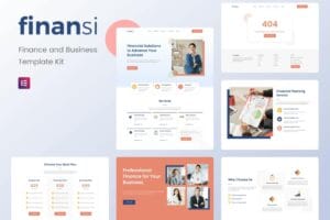 Finansi – Finance & Business Elementor Template Kit