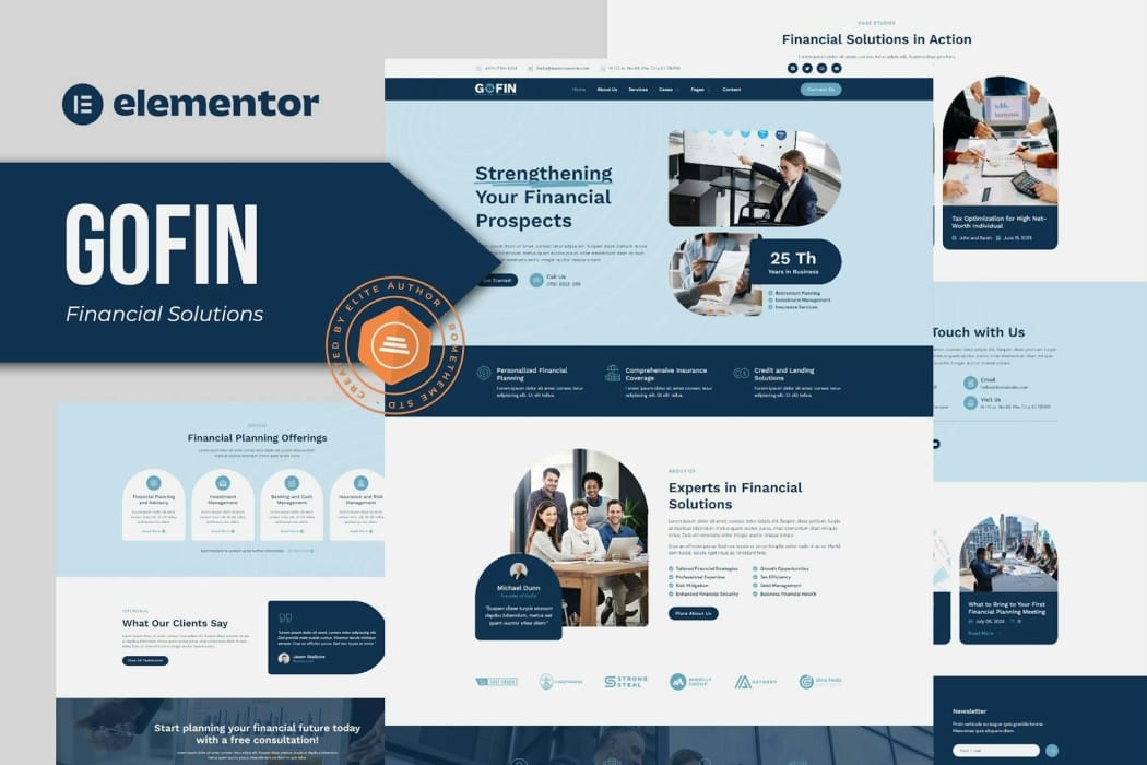 Gofin – Financial Solutions Elementor Template Kit Gofin – Financial Solutions Elementor Template Kit