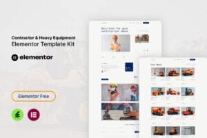 Goso – Contractor & Heavy Equipment Elementor Template Kit