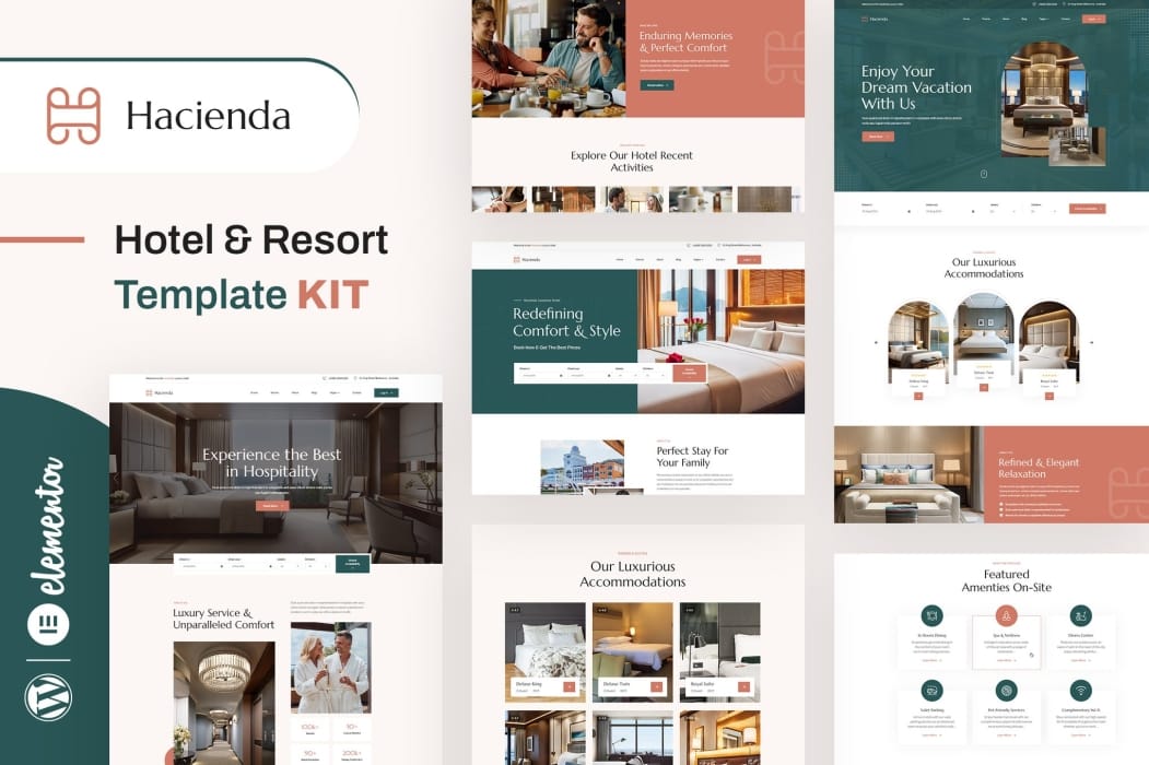 Hacienda – Hotel & Resort Elementor Template Kit Hacienda – Hotel & Resort Elementor Template Kit