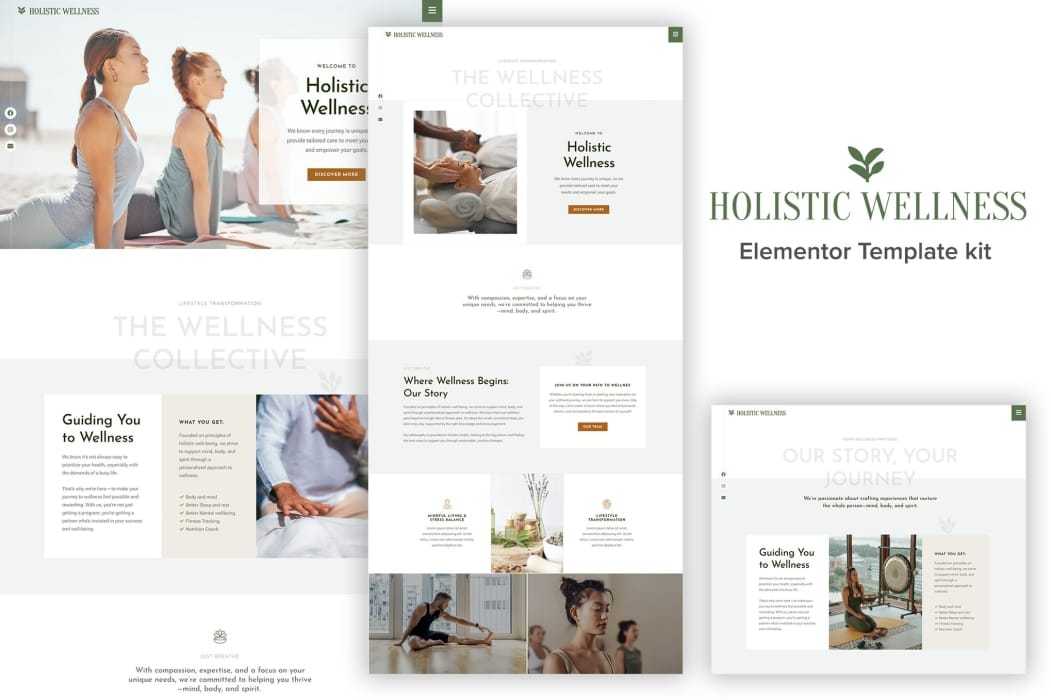 Holistic Welness – Alternative Health Template Kit Holistic Welness – Alternative Health Template Kit