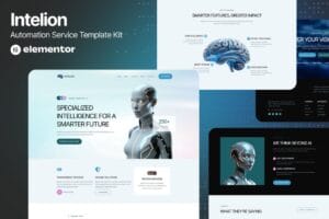 Intelion – Artificial Intelligence Service Elementor Template Kits