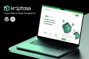 Kriptosa – Web3 SaaS Elementor Template Kit
