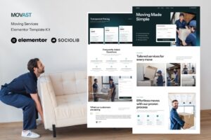 Movast – Moving & Relocation Services Elementor Template Kit