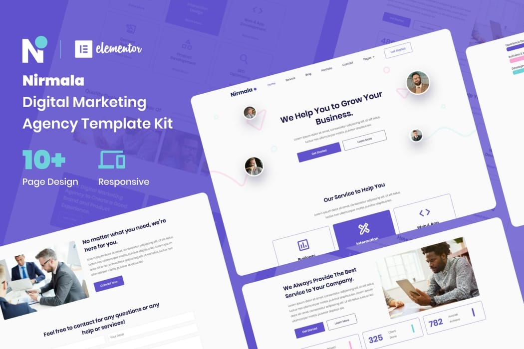 Nirmala – Digital Marketing Agency Elementor Template Kit Nirmala – Digital Marketing Agency Elementor Template Kit