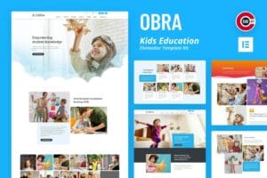 Obra – Kids Education & School Template Kit