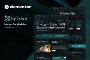 Otodrive – Modern Car Workshop Elementor Template Kit