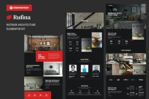 Rufina – Interior Architecture Elementor Template Kit