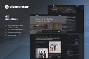 Rumahuni – Real Estate & Property Elementor Template Kit