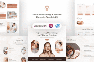 Stella – Dermatology & Skincare Elementor Template Kit