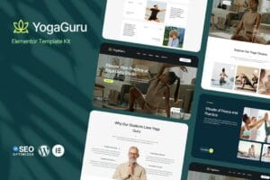 YogaGuru – Yoga Teacher & Studio Elementor Template Kits