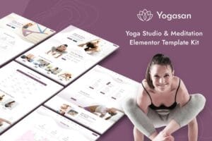 Yogasan – Yoga Studio & Meditation Elementor Template Kit