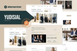 Yudisial – Law Firm Elementor Template Kit