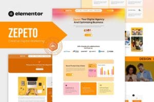 Zepeto – Creative Digital Marketing Elementor Template Kit