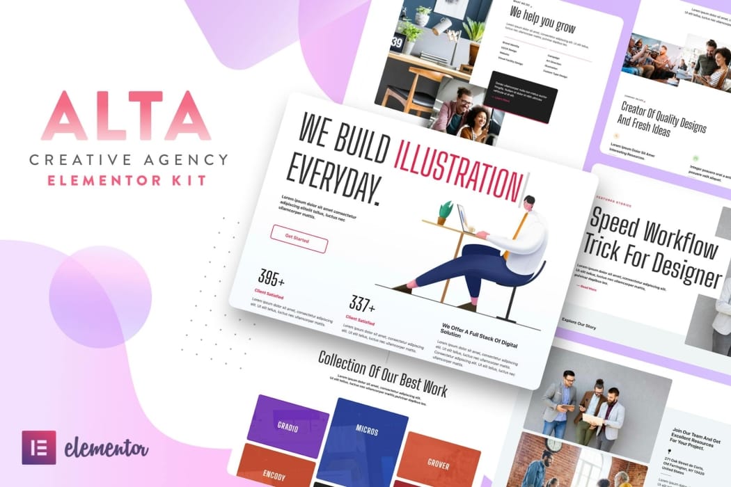 ALTA – Creative Agency Elementor Template Kit ALTA – Creative Agency Elementor Template Kit
