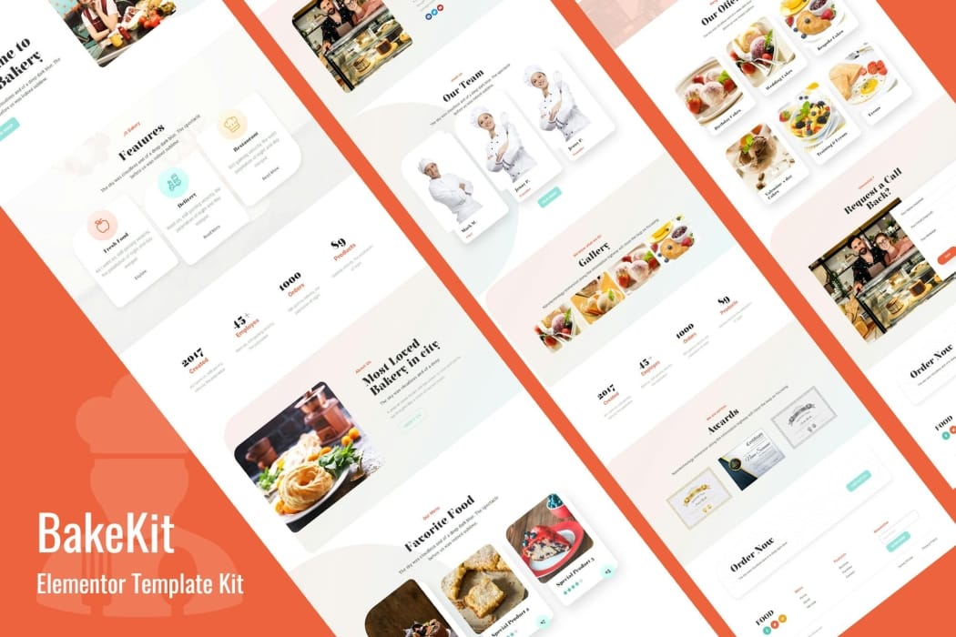 Bakekit – Food and Cake Elementor Template Bakekit – Food and Cake Elementor Template