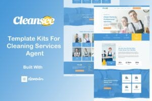 Cleansee – Cleaning Service Elementor Template Kit