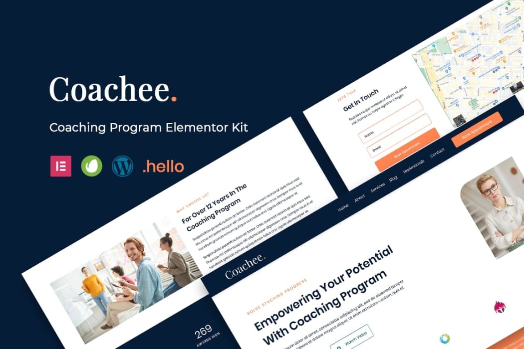 Coachee – Coaching Program Elementor Template Kit Coachee – Coaching Program Elementor Template Kit