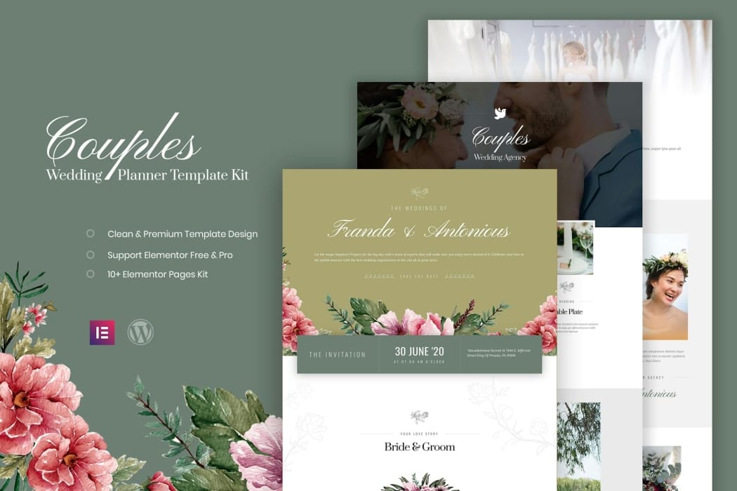 Couples – Wedding Planner Template Kit Couples – Wedding Planner Template Kit
