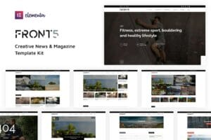 FrontFive – Creative News & Magazine Template Kit