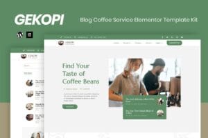 Gekopi – Coffee Shop Blog Elementor Template Kit