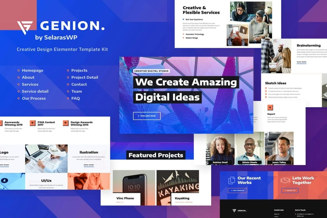 Genion – Creative Digital Agency Elementor Template Kit Genion – Creative Digital Agency Elementor Template Kit
