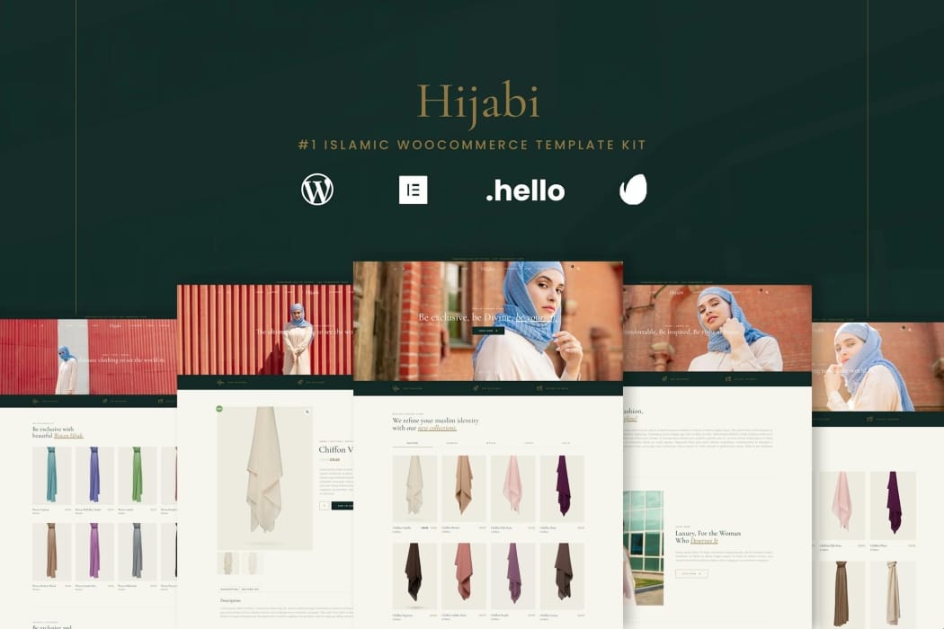 Hijabi – Muslim Shop Woocommerce Elementor Template Kit Hijabi – Muslim Shop Woocommerce Elementor Template Kit