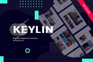 Keylin – Blog & Magazine Elementor Template Kit