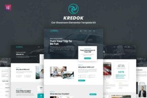 Kredok – Car Showroom Elementor Template Kit