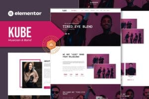 Kube – Music Elementor Template Kit