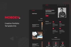 Mobdev – Creative Portfolio & Resume Elementor Template Kit