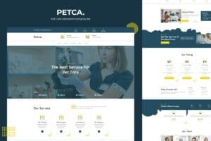 Petca – Pet Care Elementor Template Kit