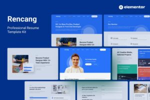 Rencang – CV & Portfolio Elementor Template Kit