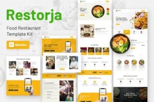 Restorja – Restaurant & Food Elementor Template Kit