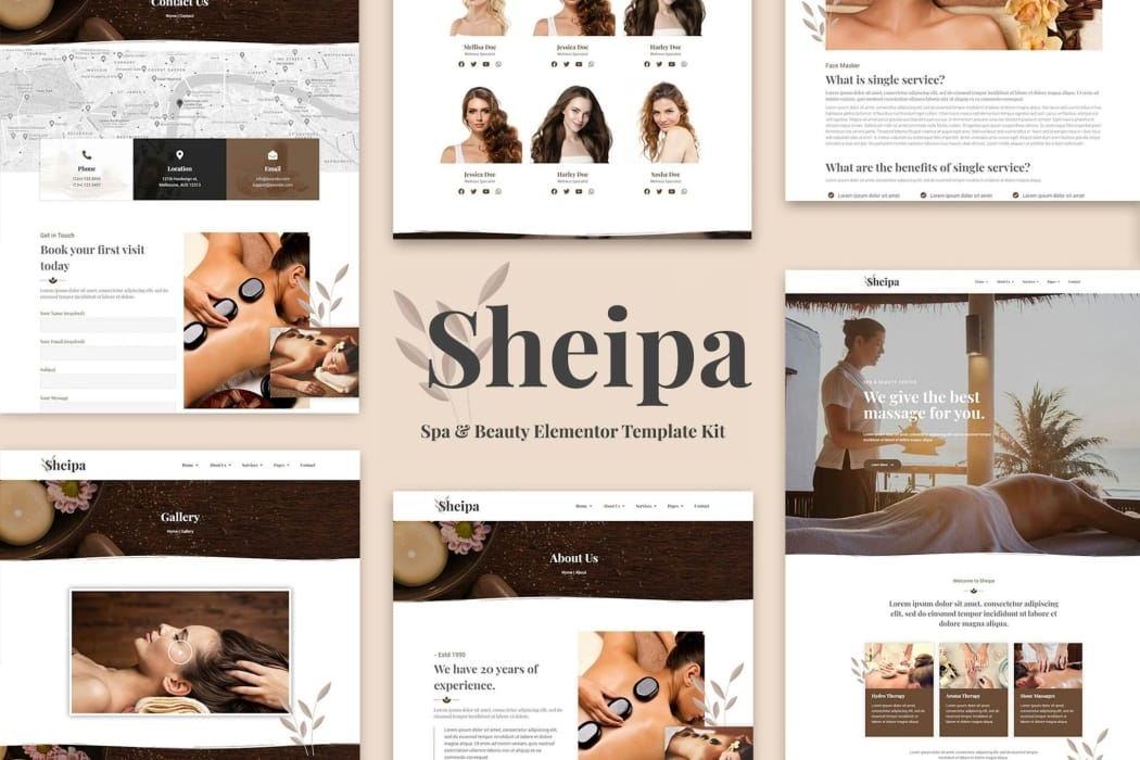 Sheipa – Spa & Beauty Elementor Template Kit Sheipa – Spa & Beauty Elementor Template Kit