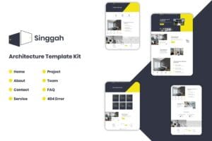 Singgah – Architecture Elementor Pro Template Kit