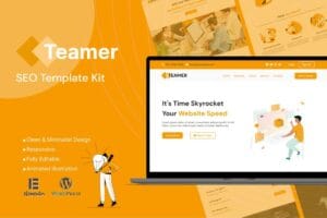 Teamer – SEO Marketing Elementor Template Kit