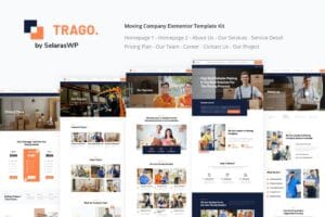 Trago – Movers & Packers Service Elementor Template Kit