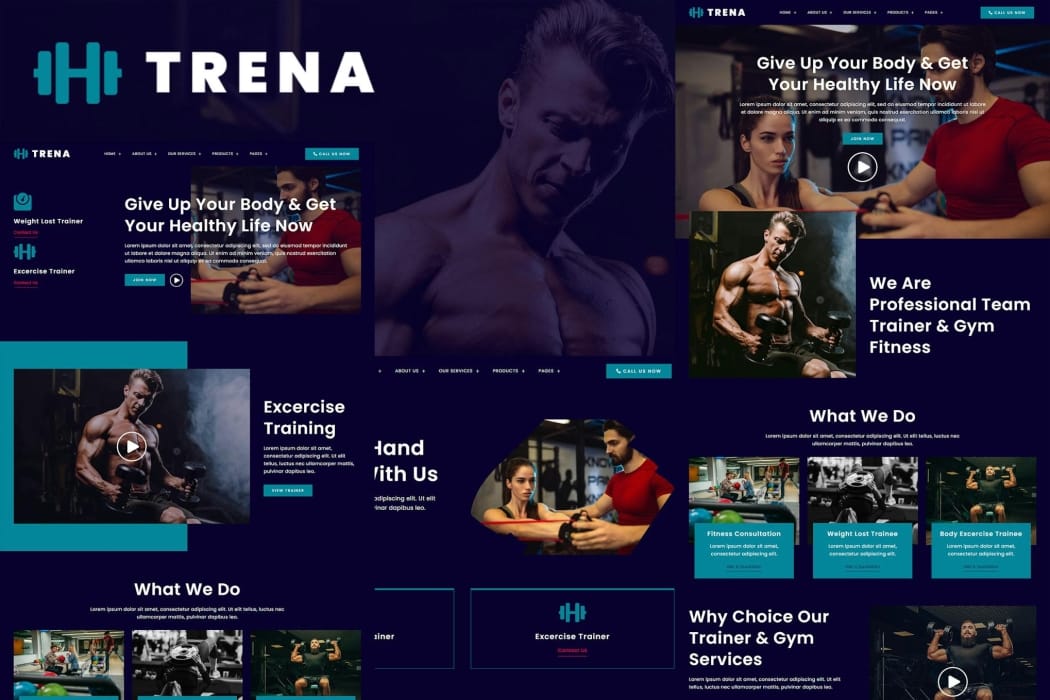 Trena – Sport & Fitness Trainer Services Elementor Template Kit Trena – Sport & Fitness Trainer Services Elementor Template Kit
