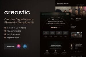 Creastic – Creative Digital Agency Elementor Template Kit