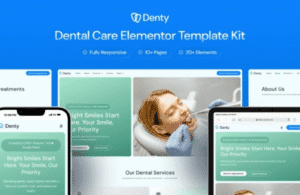 Denty – Dental Care Elementor Template Kit