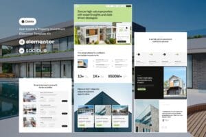 Domix – Real Estate & Property Investment Elementor Template Kit