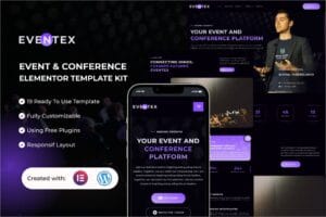 Eventex – Event & Conference Elementor Template Kit