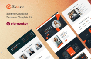 Evolvo – Business Consulting Elementor Template Kit
