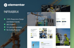 Infabrix – Construction & Building Service Elementor Template Kit