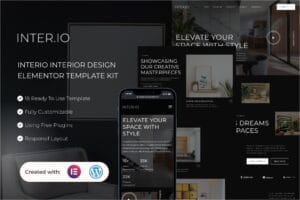 Interio – Interior Design Elementor Template Kit